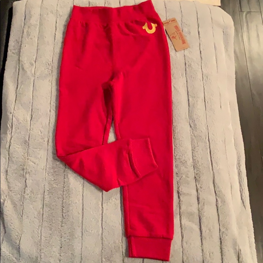NWT- True Religion joggers - for kids!